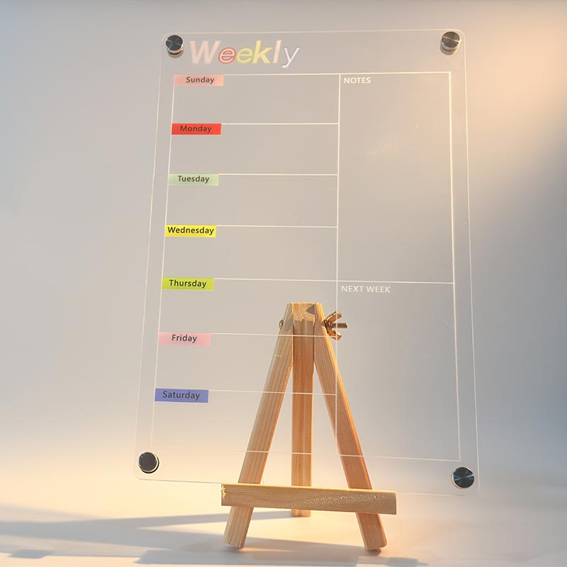 透明アクリルカレンダープランニングボード